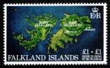 Falkland 1982, Mi #354**, harta insulelor Falkland, MNH! Cota 6 &euro;!, Nestampilat