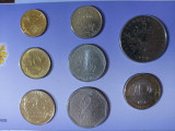 Seria completata monede - Franta 1960-2000 in franci, 8 monede