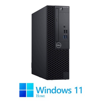 Calculator Dell OptiPlex 3060 SFF, Hexa Core i5-8500, 16GB DDR4, SSD, Win 11 Home foto