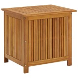 Lada de depozitare gradina, 60x50x58 cm, lemn masiv de acacia