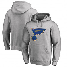 St. Louis Blues hanorac de bărbați cu glugă grey Fanatics Branded Primary Logo - M