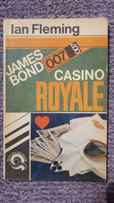 Casino Royale James Bond 007, Ian Fleming, 1992, 120 pagini, stare foarte buna