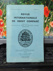 Revue internationale de droit compare nr. 2/1977, Paris foto
