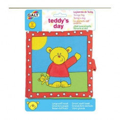 Carticica moale pentru bebelusi Galt &ndash; Teddy&rsquo;s Day