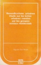 Revendications urbaines etude sur les lutte urbaines menees par les gropues sociaux residentiels foto