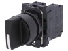 Comutator Rotativ 22mm Negru 1 NO x2 XB5AD53
