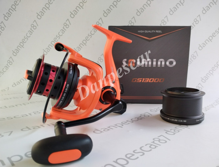 Mulineta SAIMINO GS13000 Long Cast pentru crap Capacitate: 0,30mm/650m