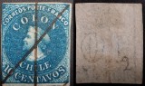 Chile,1853/1862, Scott 2 sau 12