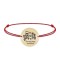 Bratara personalizata snur educatoare invatatoare din Aur 14 karate - 0,51 grame,12 mm