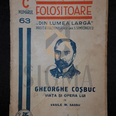 SASSU M. VASILE "GHEORGHE COSBUC, VIATA SI OPERA LUI"