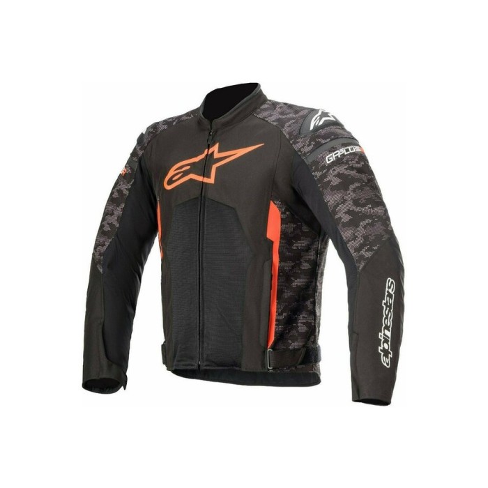 MBS Geaca textil sport/touring Alpinestars T-GP PLUS R V3 XL Negru/Camo/Rosu, Cod Produs: 3300520994XL