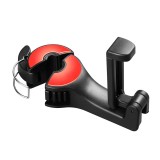 Carlig multifunctional pentru tetiera cu suport telefon, awwaline&reg;, rosu