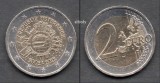 AUSTRIA 2 euro 2012, 10 ani EURO