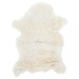 Gossi piele de oaie, crem, 70x100 cm