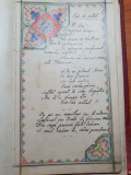 Agenda ce a apartinut unui artist 1918 - picturi,poezii,desene,etc