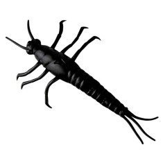 Năluca soft Savage Gear 3D PVC Mayfly 5cm, culoare Black