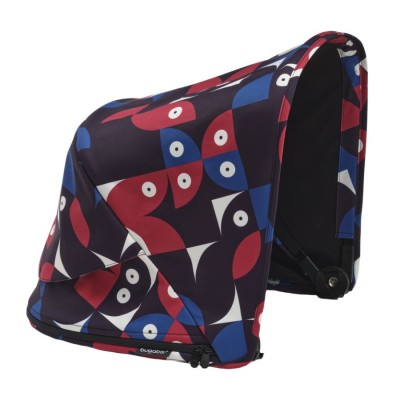 Capotina carucior Bugaboo Fox 3 Lynx Animal Explorer Red Blue foto