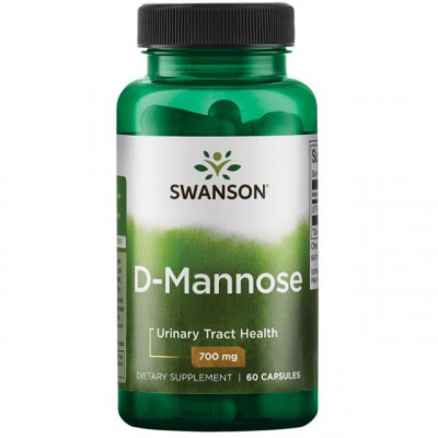 D-Mannose 700mg 60cps Swanson foto