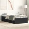 vidaXL Cadru de pat mic single, negru, 75x190 cm