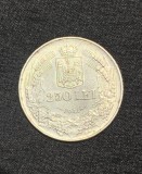 Moneda Argint 250 Lei 1941 Romania, Nihil Sine Deo, KM#59, 30mm, 12g