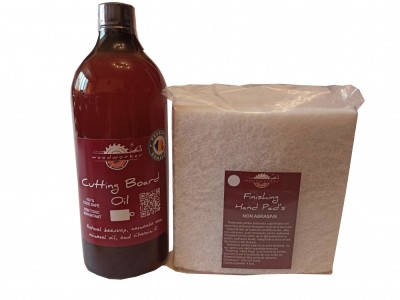Prep&amp;#039;N&amp;#039;Shine-Cutting Board Oil &amp;amp; Hand Pad&amp;rsquo;s Non Abrasive, alb, 1000 ml foto