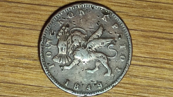 Insulele ionice britanice / British Ionian islands - moneda de colectie foarte rara - 1 lepton 1849 - pentru cunoscatori !