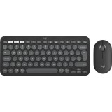 Kit tastatura + mouse Pebble 2 Combo, Tonal graphite, Logitech