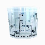 Cumpara ieftin Set 10 Bucati Pahare Mixare Rasina 600ml