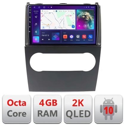 Navigatie Mercedes clasa A W169 2004-2012 QLED 2K Octa core 4+32 DSP 360 Optic FHD internet gps radio carplay android auto Kit-+EDT-E409-2K CarStore T