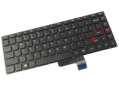 Tastatura Lenovo NSK BN3SN layout US fara rama enter mic, PK131BL2A00 layout US fara rama enter mic, foto