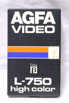Caseta video Beta Agfa L-750 195 minute - folosita - netestata foto