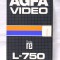 Caseta video Beta Agfa L-750 195 minute - folosita - netestata