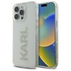 Husa pentru iPhone 16 Pro Max - Karl Lagerfeld IML Rhinestones (KLHCP16XHKLSTDCT) - Transparent Logo