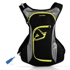 MBS Rucsac hidratare Acerbis Aqua, negru/galben-fluo, 3L, 2L rezerva apa, Cod Produs: 17071AU