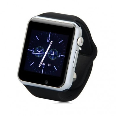Ceas Smartwatch cu Telefon iUni A100i, BT, LCD 1.54 Inch, Camera, Negru foto