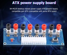 Adaptor conversie sursa laborator PC ATX desktop 24 pini foto