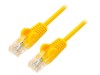 Patch Cord U/UTP Cat6 Galben 0.25m, Goobay