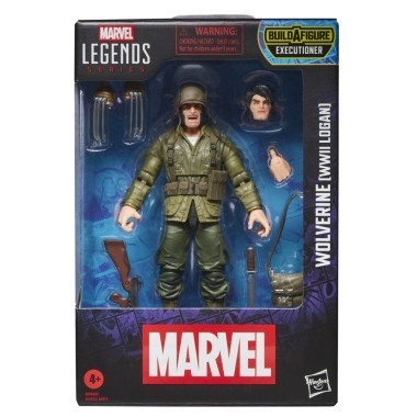 Marvel Legends Series Figurina articulata Wolverine (WWII Logan) (Build a figure Executioner) 15cm