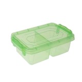 Caserola compartimentata, Mara, plastic, dreptunghiulara, verde, 0.5 L
