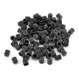 Cumpara ieftin Set 100 capace din plastic universale pentru valva - Negru