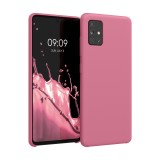 Husa pentru Samsung Galaxy A51, Silicon, Roz, 51197.212, Carcasa, Kwmobile