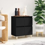 VidaXL Servantă, negru, 60x35x70 cm, lemn prelucrat