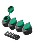 DEWENWILS Prize wireless de exterior 3 buc 3680 W Programabile IP44 Distanţă 30 metri