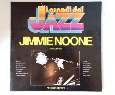 Jimmie Noone, vinil JAZZ, Fabbri Editori 1979, I Grandi Del Jazz, LP 33 RPM foto