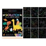 Set 9 pagini de colorat pentru copii - model dinozauri, Oem