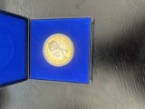 Macheta Moneda Nagano 1998 Bimetal Jocurile Olimpice de Iarna Patinator