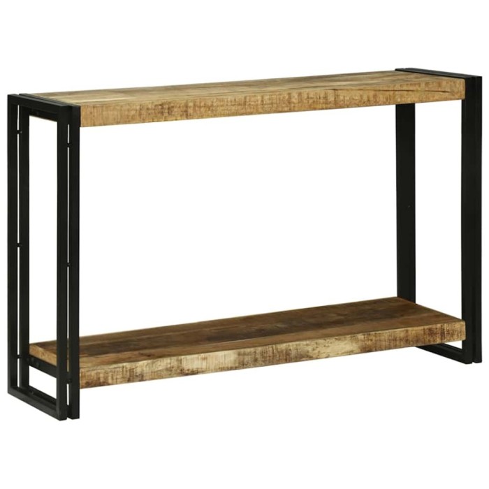 vidaXL Masă de consolă 120 x 33 x 75 cm Lemn masiv de mango nefinisat