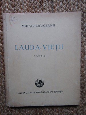 Mihail Cruceanu - Lauda vietii (1945) foto