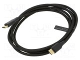 Cablu USB 2.0 USB C VENTION 1,5m 60W nichelat