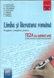 Limba si literatura romana. Pregatire completa pentru teza cu subiect unic, clasa a VII-a - Adrian Costache